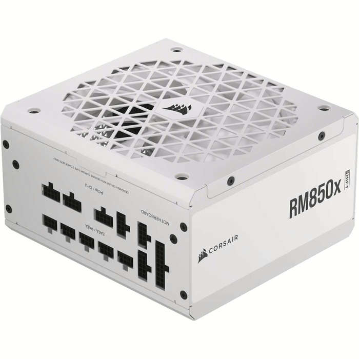 Corsair RM Series RM850x Shift 850 Watt 80 PLUS Gold Fully Modular ATX PSU - White