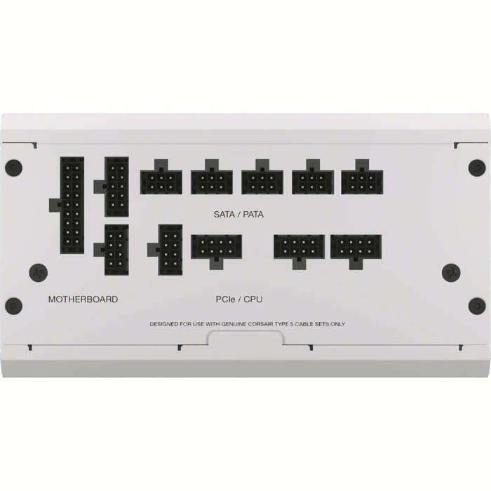 Corsair RM Series RM850x Shift 850 Watt 80 PLUS Gold Fully Modular ATX PSU - White