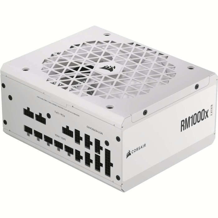 Corsair RM Series RM1000x Shift 1000 Watt 80 PLUS Gold Fully Modular ATX PSU - White