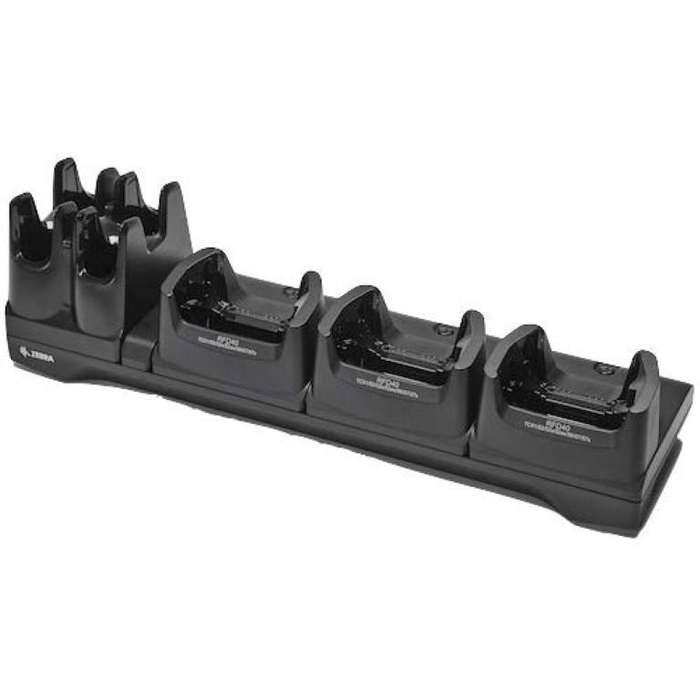 Zebra RFD40; 3 Device Slots/4 Toaster Slots; Charge Only Cradle with support for TC51/52/52x/52ax...