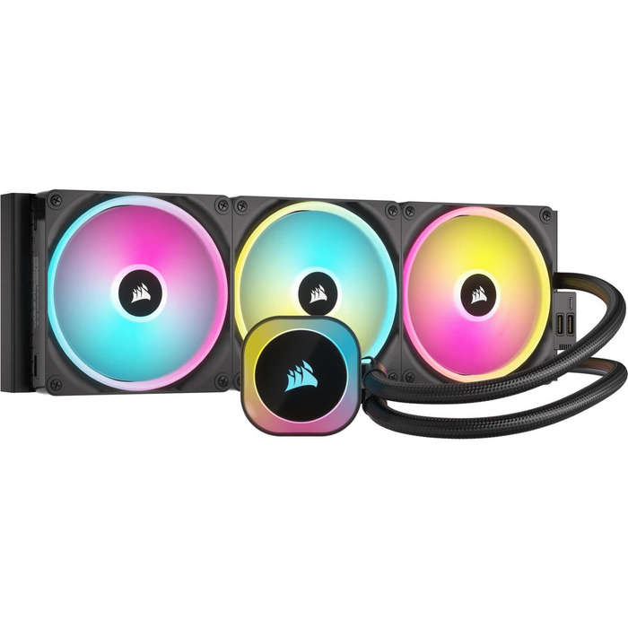 Corsair iCUE Link H170i RGB AIO 420mm Liquid CPU Cooler Black