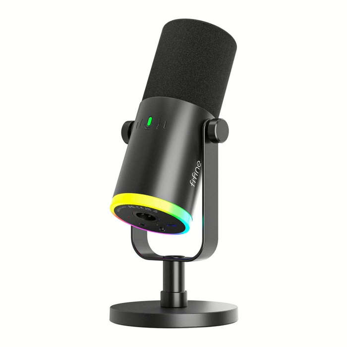 Fifine AM8 NEO RGB Dual Port Gaming Microphone with Stand
