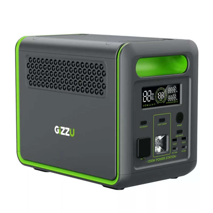 Gizzu Hero Max 1000W 1024Wh LiFePO4 Portable Power Station