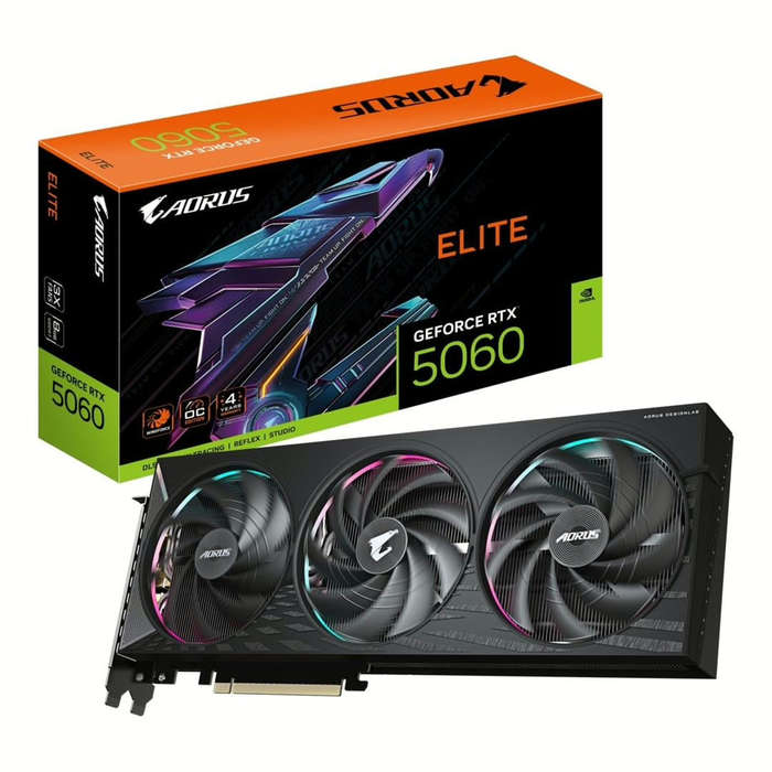 Gigabyte AORUS GeForce RTX 5060 Elite 8GB GDDR7 Graphics Card