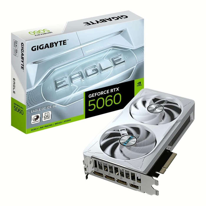 Gigabyte GeForce RTX 5060 Eagle OC ICE 8GB GDDR7 Graphics Card