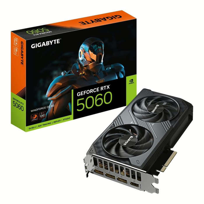 Gigabyte GeForce RTX 5060 Windforce OC 8GB GDDR7 Graphics Card