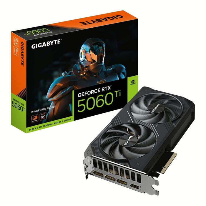 Gigabyte GeForce RTX 5060 Ti Windforce OC 8GB GDDR7 Graphics Card