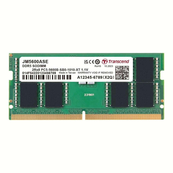 Transcend 24GB 5600MHz DDR5 SO-DIMM Memory Module