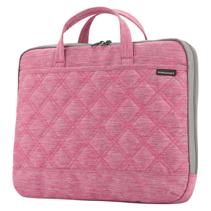 Kingsons Trace Series 15.6-inch Ladies Notebook Bag Pink