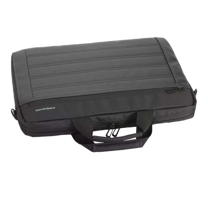 Kingsons Legacy Series 15.6-inch Notebook Shoulder Bag Grey and Black