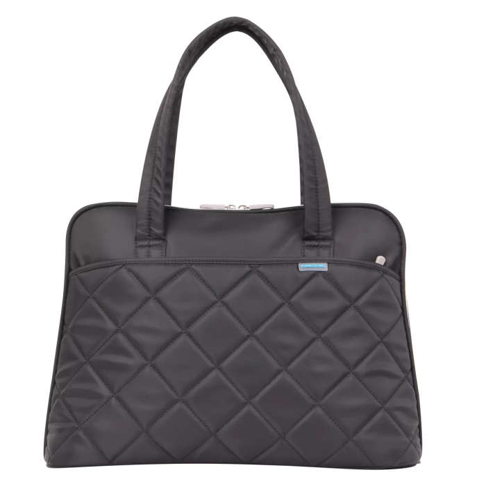 Kingsons 15.6" Black shoulder laptop bag - Ladies in fashion