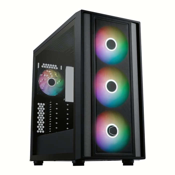 Cooler Master MasterBox 600 ATX Mid Tower PC Case Black