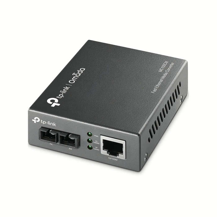 TP-Link MC100CM 10/100 Mbits Multi-Mode Media Converter Network 100 1310 Nm Black
