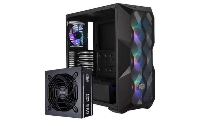 Cooler Master Masterbox TD500 Diamond Cut PC Case Black