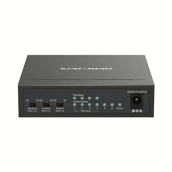 Mercusys 6-port 10/100Mbps Desktop Switch with 4-port PoE+