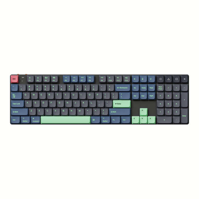 Keychron Low Profile Dye-Sub PBT LSA Full Set Keycap Set  Hacker Edition (133 Keys, PBT, Low P...