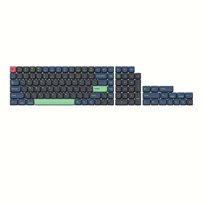 Keychron Low Profile Dye-Sub PBT LSA Full Set Keycap Set  Hacker Edition (133 Keys, PBT, Low P...