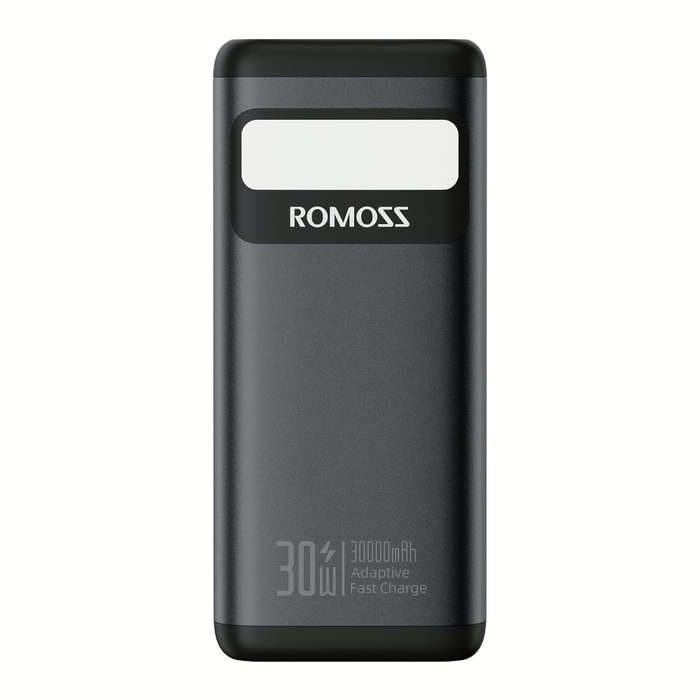 Romoss PMT30 30000mAh 30W Fast Charge Power Bank  Black