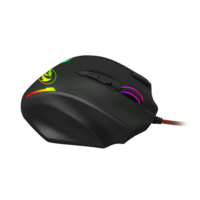 Redragon Impact 12400DPI MMO Gaming Mouse - Black