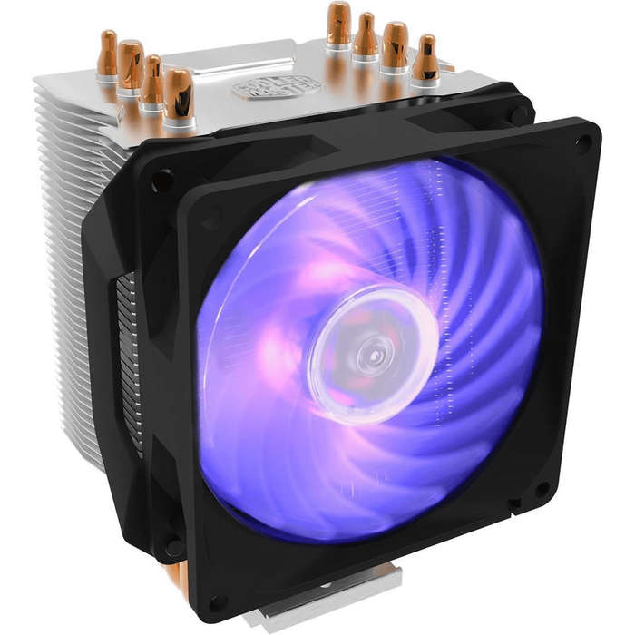 Cooler Master Hyper H410R RGB CPU Cooler 92mm Black and Silver 2000rpm