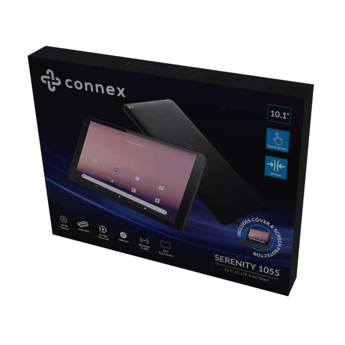 Connex Serenity 1055 10-inch Tablet - Mediatek MT8321 64GB ROM 4GB RAM 4G Android 11