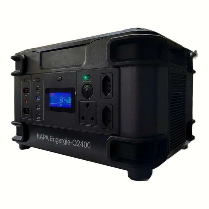 Mecer Kapa Energy Q2400 Portable Power Station Pure Sine Wave Inverter 2400W with 1700wh Battery