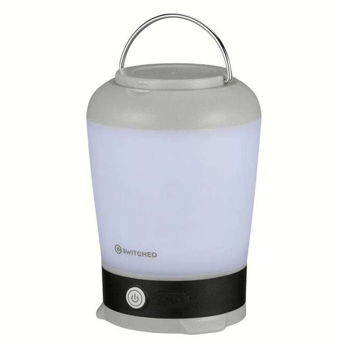Switched Stella Rechargeable 320 Lumens Lantern Grey