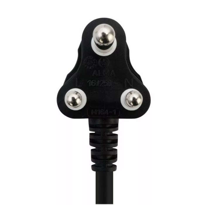 Switched Basics 20m Light Duty BTB Extention Cable 2 x 16A Socket - Black
