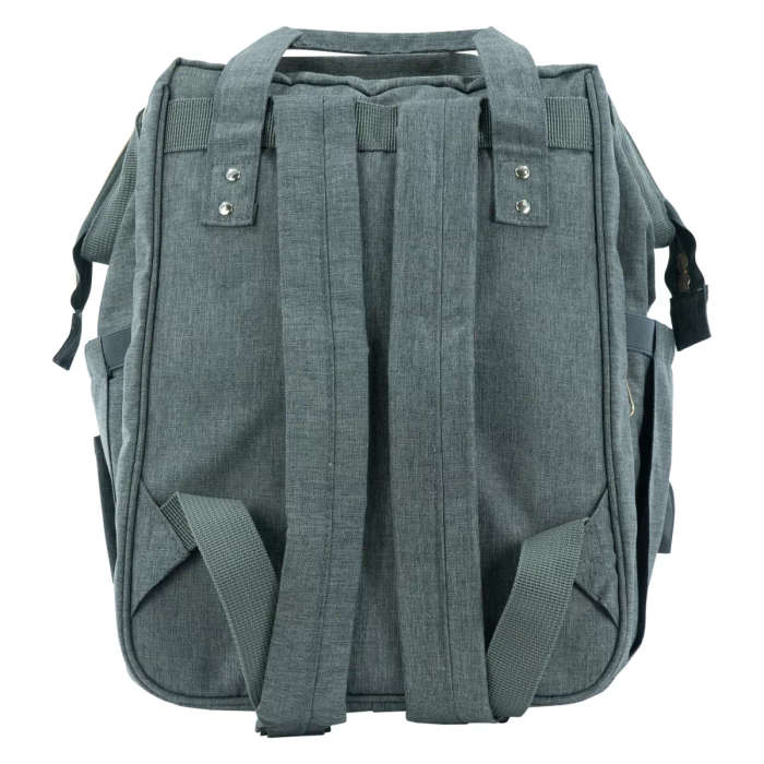 Totes Babe Alma Convertible Diaper Backpack Dark Grey