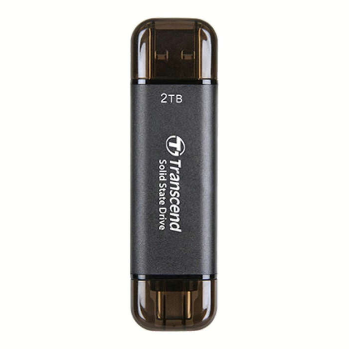 Transcend ESD310C 128GB Flash Drive Portable SSD Black