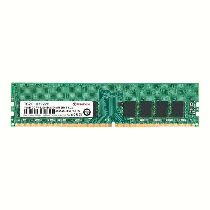 Transcend TS2GLH72V2B ECC Memory Module 16GB DDR4 3200MHz