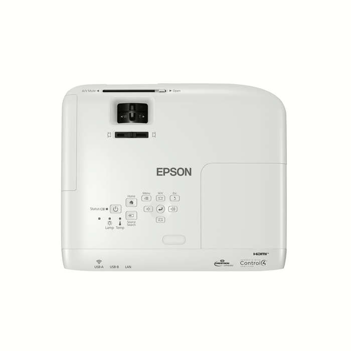 Epson EB-W49 WXGA 3800 ANSI Lumens Standard Throw Projector White