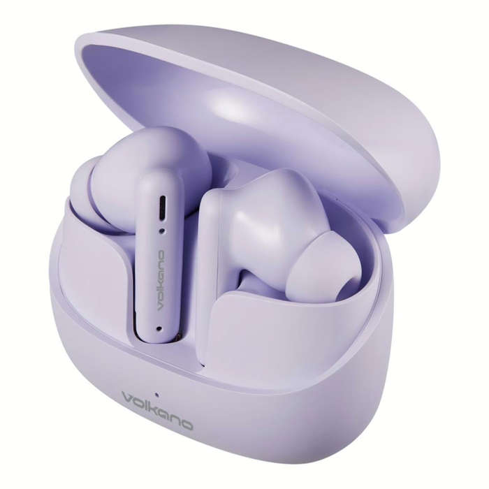 Volkano Jupiter Series TWS Earbuds with Charging Case Pastel Purple
