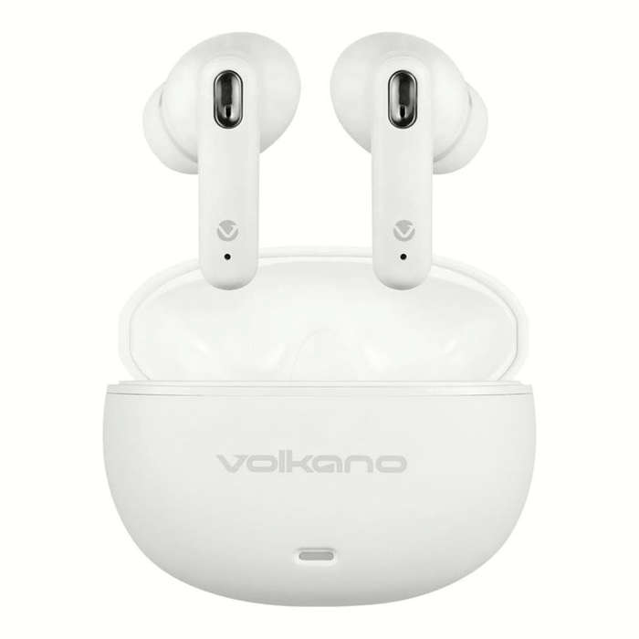 Volkano Pulse Series True Wireless Earphones White 