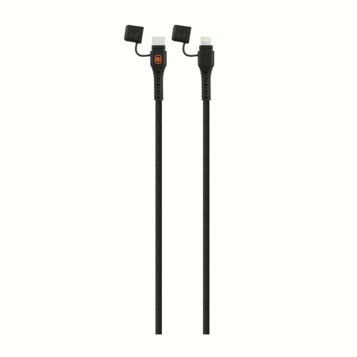 Volkano Rugged Type-C to MFI Lighting Water and Dust Proof Cable 1.2m