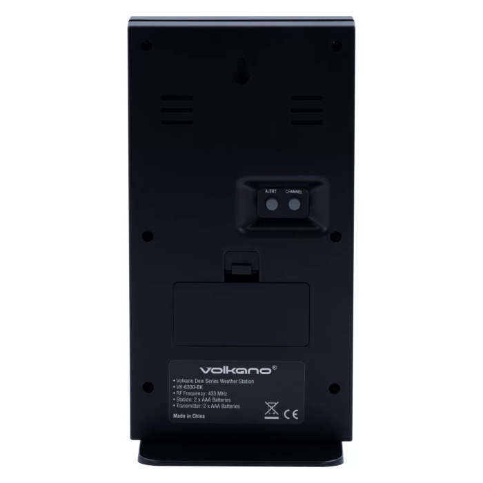 Volkano Dew Series Wireless Home Weather Station Black