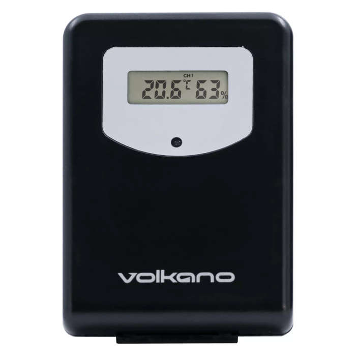 Volkano Dew Series Wireless Home Weather Station Black