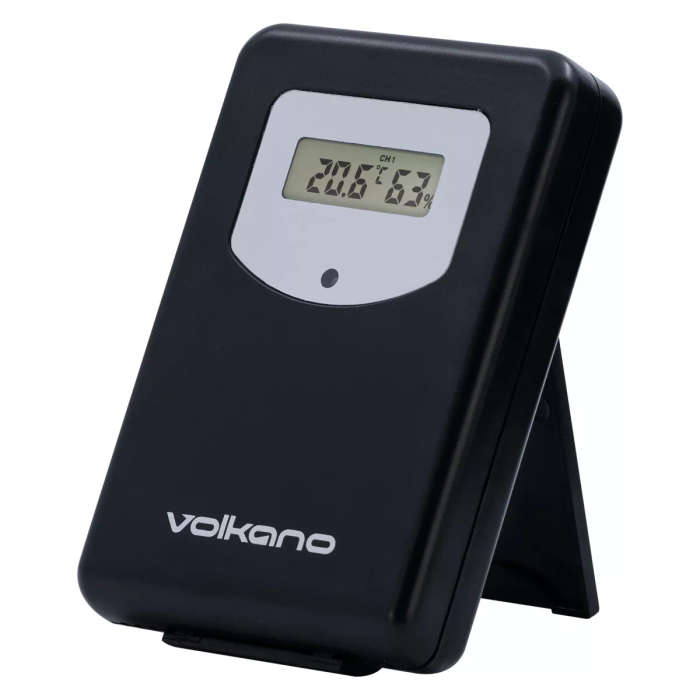 Volkano Dew Series Wireless Home Weather Station Black