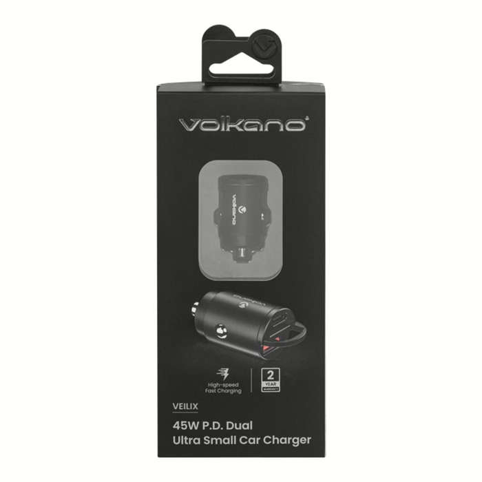 Volkano Veilix Series 45W Dual Ultra Small Car Charger