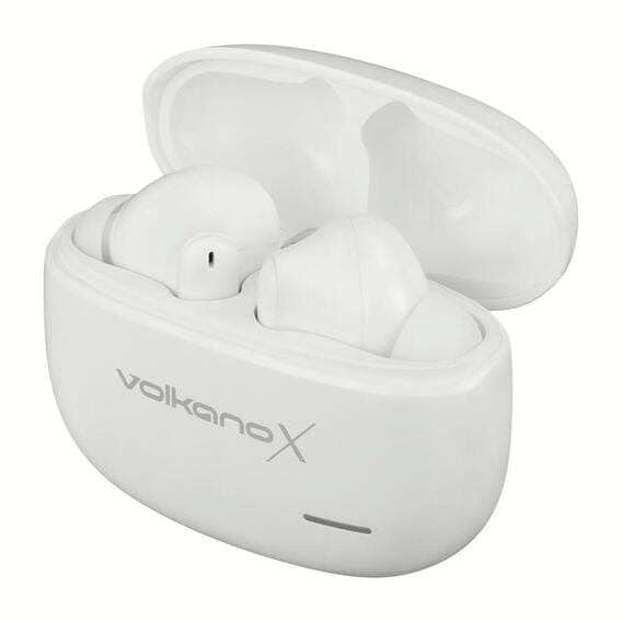 VolkanoX VXT200S Hybrid ANC TWS Bluetooth Earphones - White