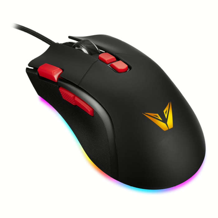 Volkano VX Gaming Morpheus Series Braided Wired RGB Mouse