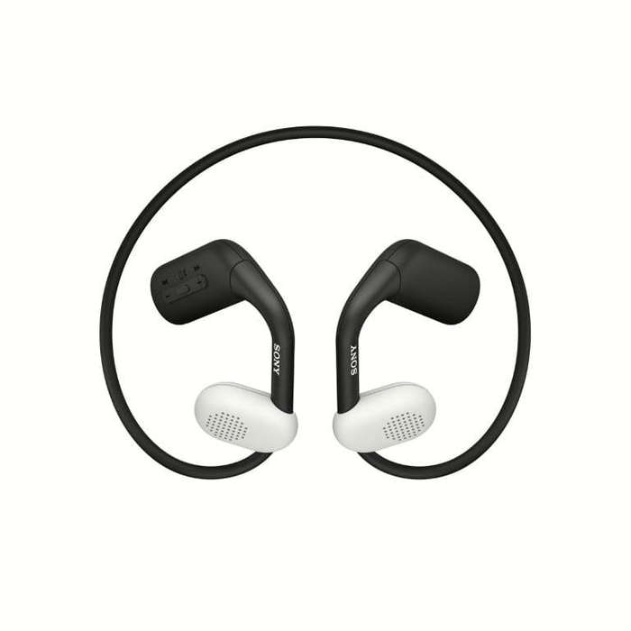 Sony Float Run Open-Ear Wireless Bluetooth Earphones - Black White