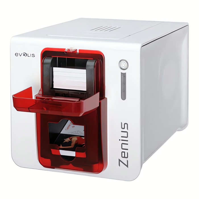 Evolis Zenius Single-Sided USB ID Card Printer GO Bundle