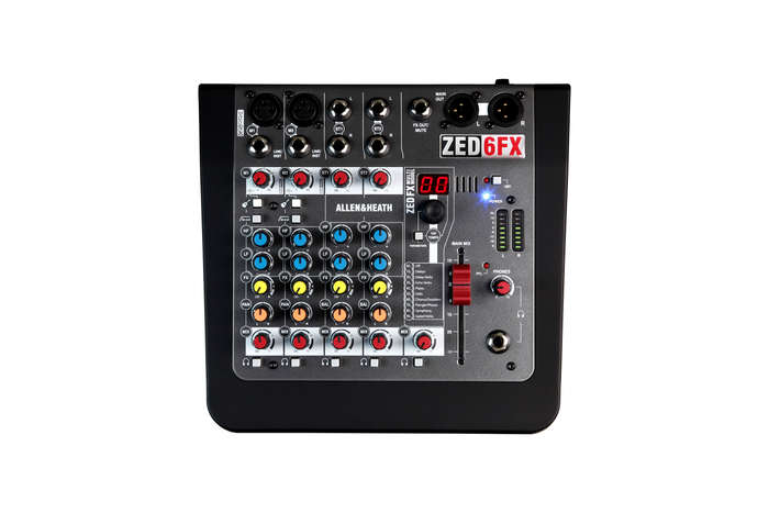 Allen & Heath ZED6FX - 6 Channel Analog Mixer w/ FX