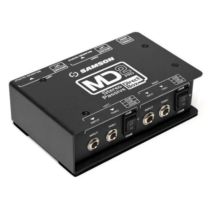 Samson SMax MD2 Pro - Stereo Passive Direct Box