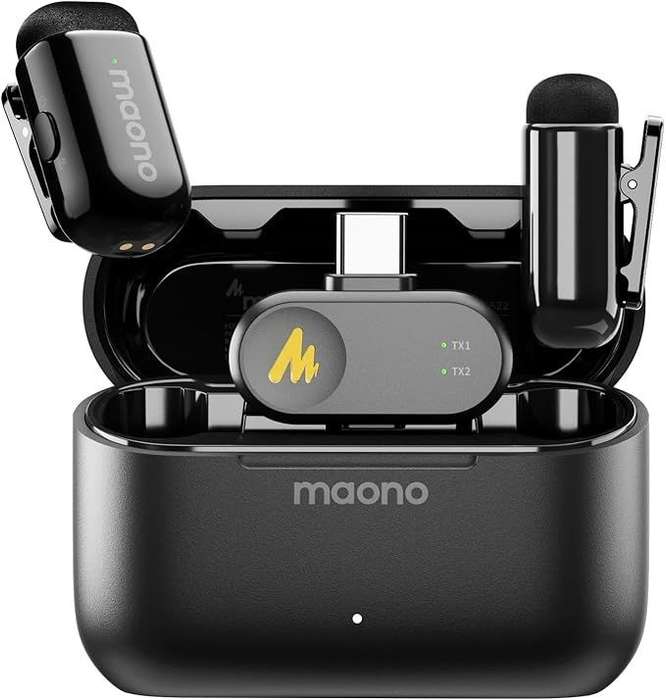 Maono Wave T1 MINI - Dual Wireless Microphone (Type-C)