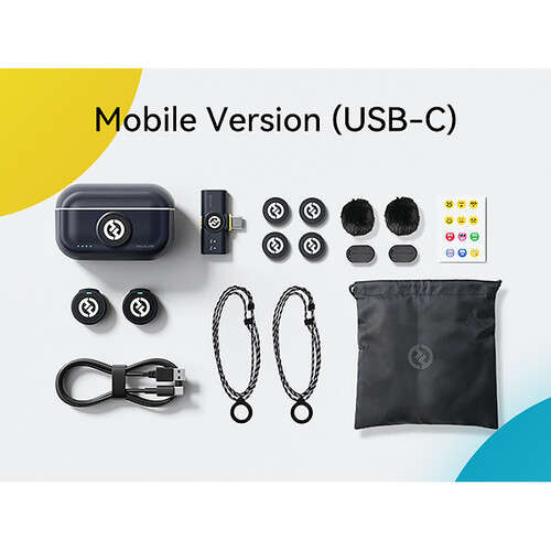 Hollyland LARK M2 Duo - Wireless Lavalier Microphone for USB-C Mobile Devices
