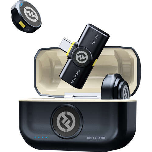 Hollyland LARK M2 Duo - Wireless Lavalier Microphone for USB-C Mobile Devices