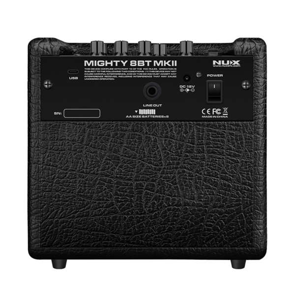 NUX Mighty 8BT MKII - 6.5 Portable Modeling Guitar Amp