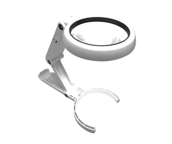 LED Hand Glass Table Top Magnifier